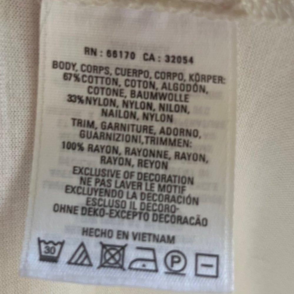 EUC Anthropologie Meadow & Rue Cream Lace, Short Sleeve, Dress XS - Picture 6 of 6
